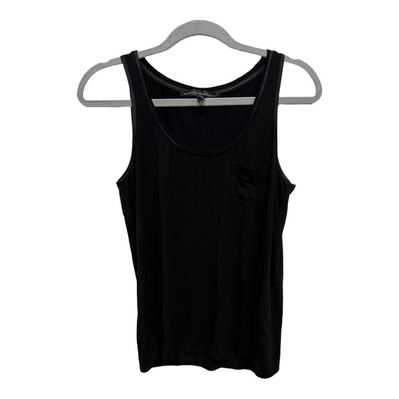 White House Black Market Tops - White House Black Market Solid Black Tank Size XS Layering Top